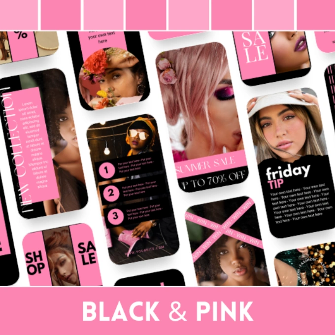 Collection Black Pink