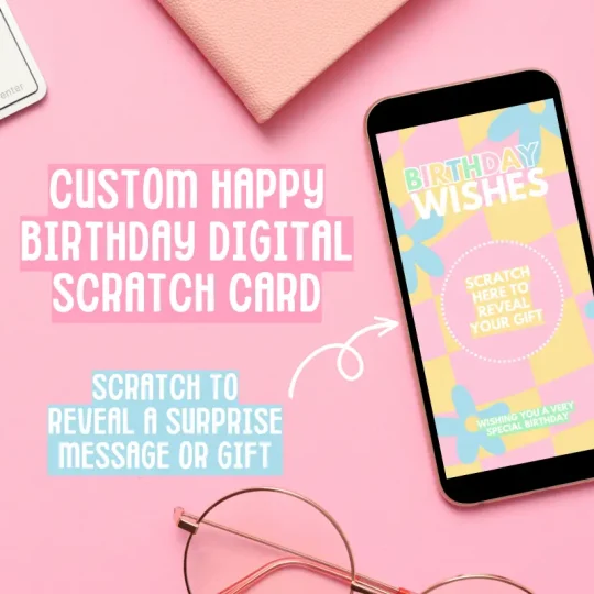 Happy Birthday Scratch Card