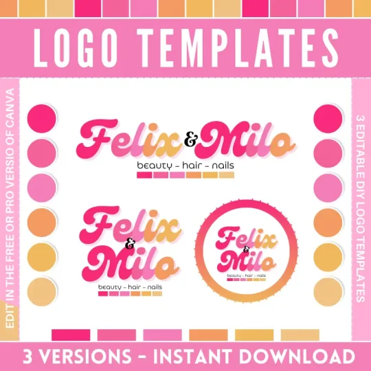 colorful logo templates